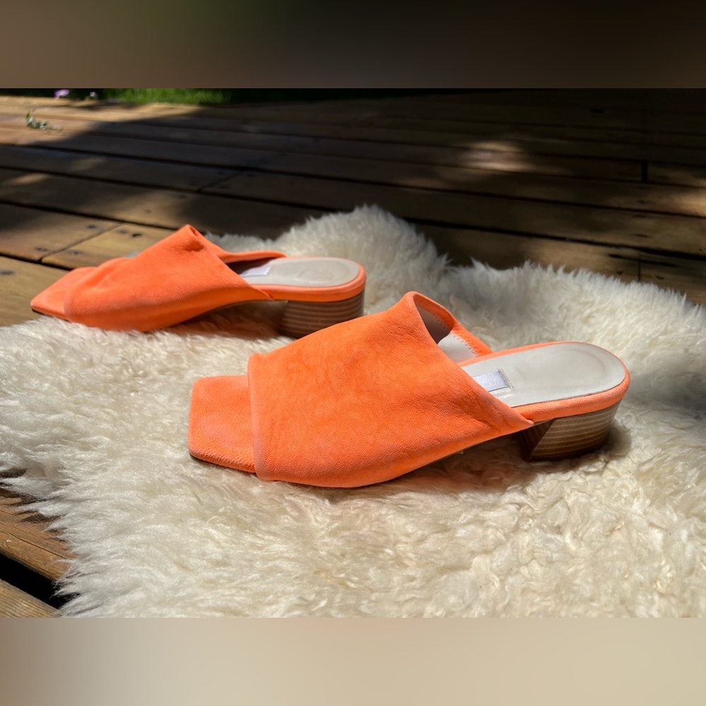 Miista Neon Orange Sandals size 37 (6.5 US)